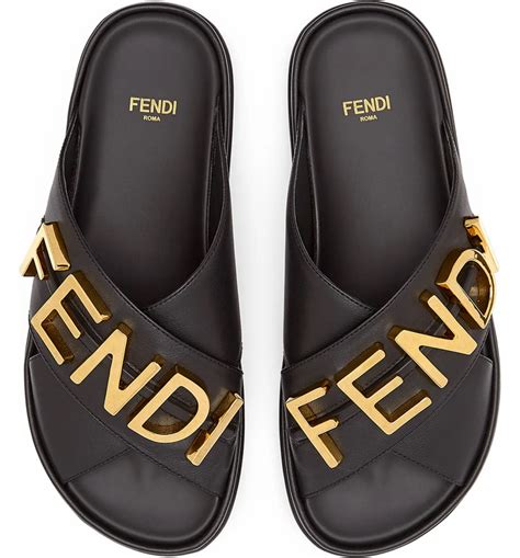 sandal fendi homme|Slides & Sandals .